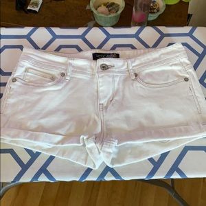 Vintage Levi Jean shorts white size 5